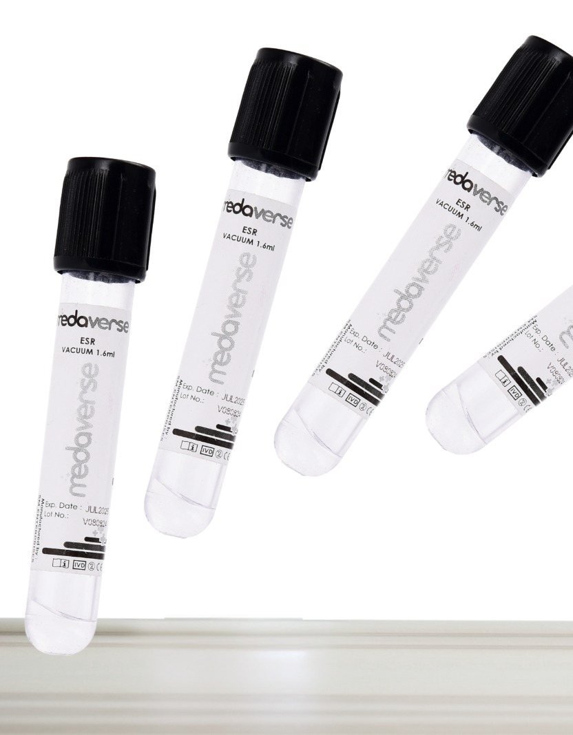 ESR tubes with black caps